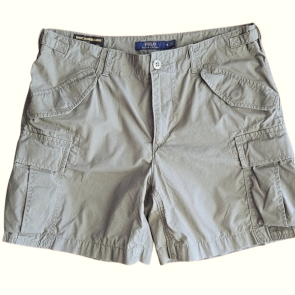 Polo Ralph Lauren Women’s MIL-J-4883A Military Surplus Green Cargo Shorts Size 6 - Picture 1 of 6